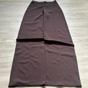 Baggy‎ Wide Leg Brown Dress Pants by Boohoo | 10" Leg Opening Y2K Vintage